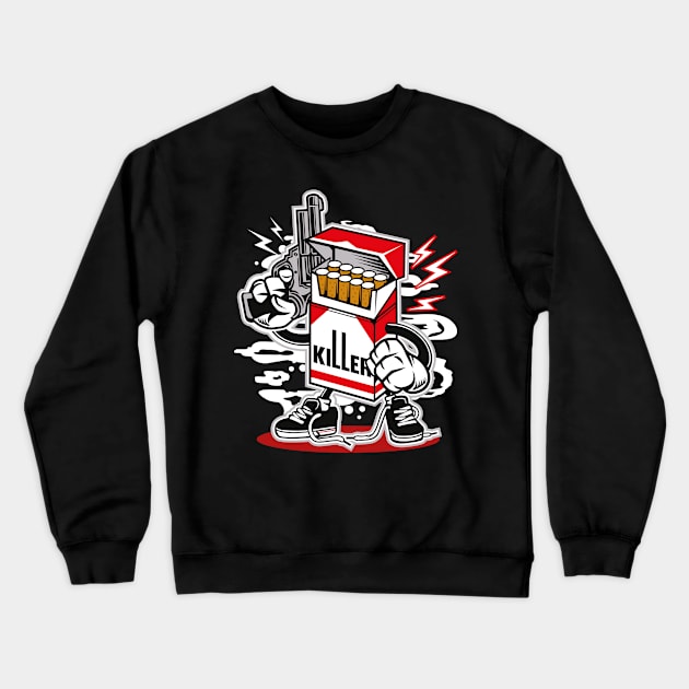 Cigarette killer Crewneck Sweatshirt by PaunLiviu